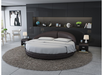 Rundbett Design Postel Polštářová Postel Designer Postel Polštářový Kruh XXL Luxus King Size