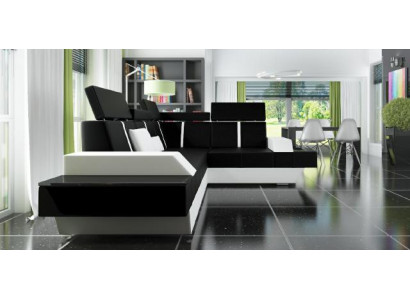 Designer kůžená sedací souprava pohovka gauč rohová pohovka kůžová pohovka