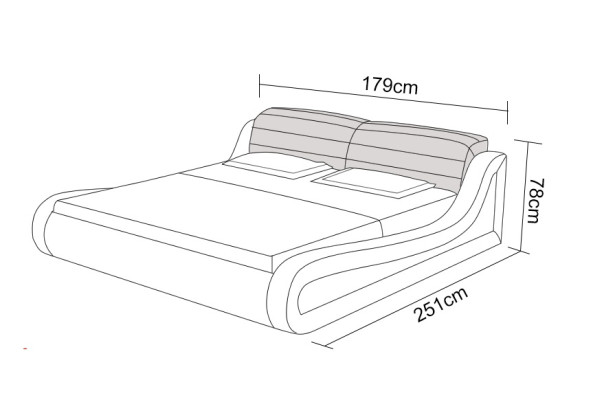 Leder Bett mit USB Polster Betten Luxus Doppel Hotel Ehe Big 140/160/180 cm
