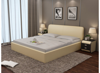 Postel s USB polstrováním Luxusní manželská postel Dvoulůžko Manželská postel Postele 140/160/180 cm.