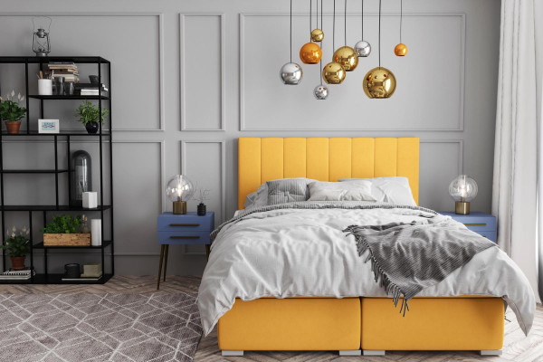 Boxspring Dvojlůžková postel Hotel Kompletní sada Matrace Matrace Postele Funkce