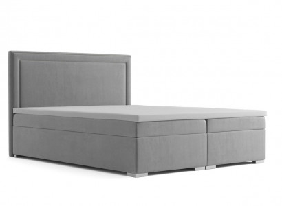 Boxspring Design Postel Hotelová Dvojlůžka Luxusní Polštáře Skříň Funkce Samet Nový