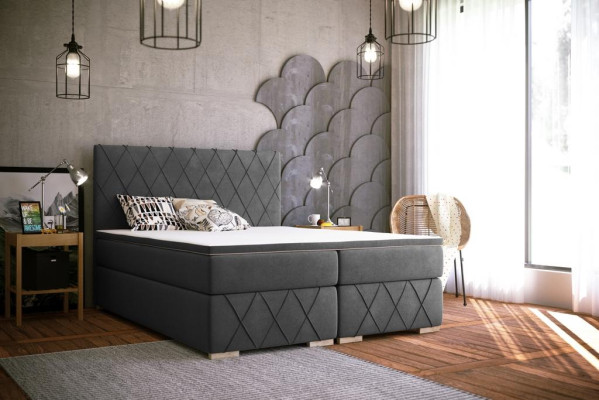 Manželská postel Kompletní sada Matrace Pružinová matrace Matracová přikrývka Postel Funkční box Hotel
