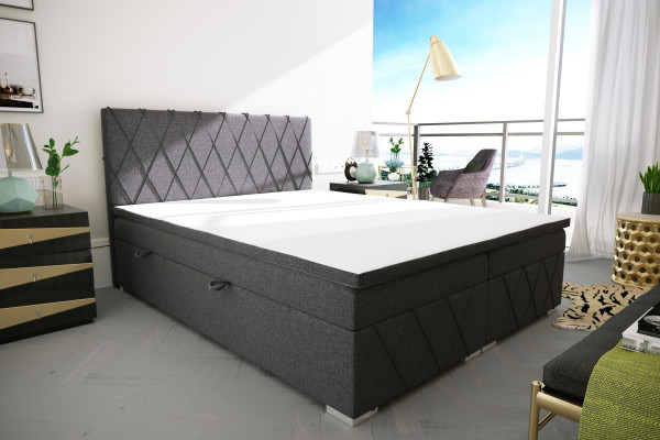 Manželská postel Kompletní sada Matrace Pružinová matrace Matracová přikrývka Postel Funkční box Hotel