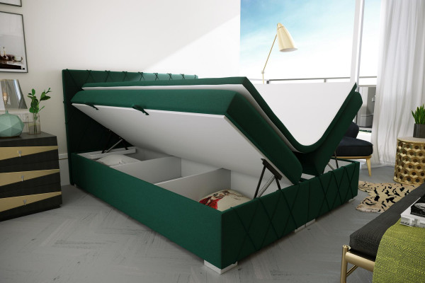 Boxspring Bed Hotel Double Textile Luxury Beds Bed Box Upholstery Function