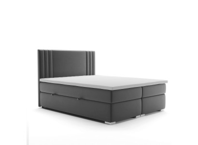Boxspring postel Double Hotel kompletní set Matrace Topper Postele Funkce Krabice