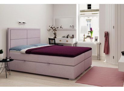 Boxspring lůžko Hotel Dvojité Kompletní Set Matrace Topper Funkční Postele Bedna.