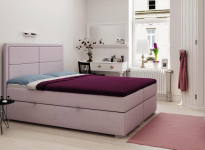 Boxspring lůžko Hotel Dvojité Kompletní Set Matrace Topper Funkční Postele Bedna.