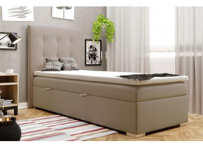 Luxus Boxspring postel Hotelové postele Potah Funkce Lůžkový box 90x200cm