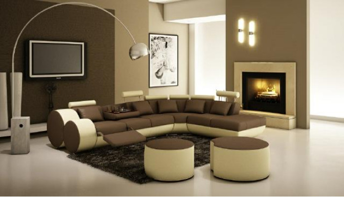 Ecksofa Sofa Couch Polster Wohnlandschaft Leder Eck Sofas Garnitur sofas Madrid
