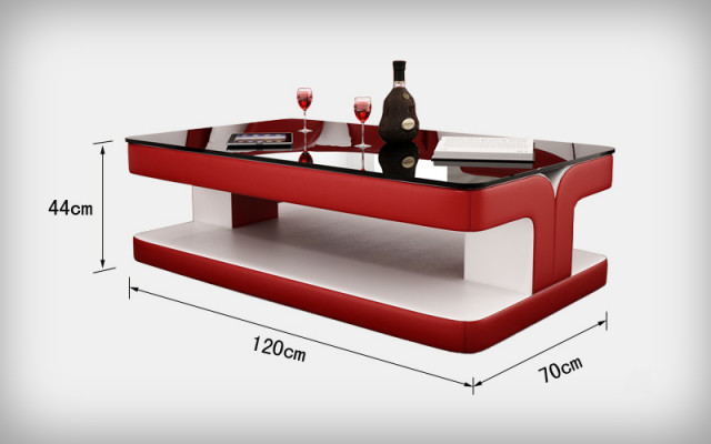 Couchtisch Stůl Couchtische Skleněný stůl Stoly Designer Konferenční stolík Nový SR4408