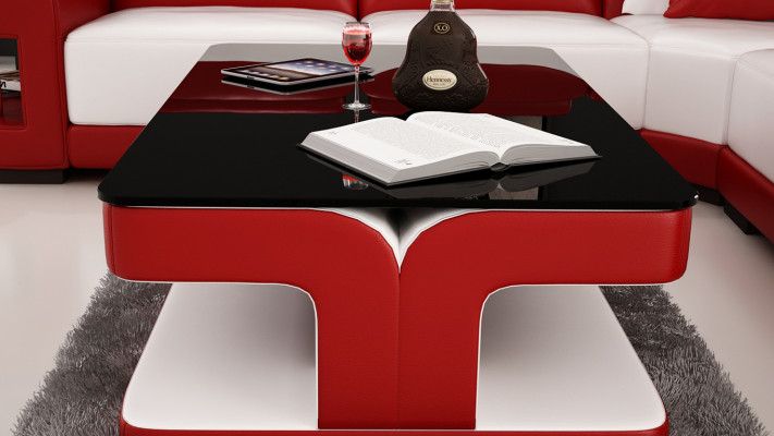 Couchtisch Stůl Couchtische Skleněný stůl Stoly Designer Konferenční stolík Nový SR4408