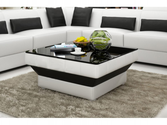 Designer vánoček Polster stůl ze skla Moderní stoly #8009