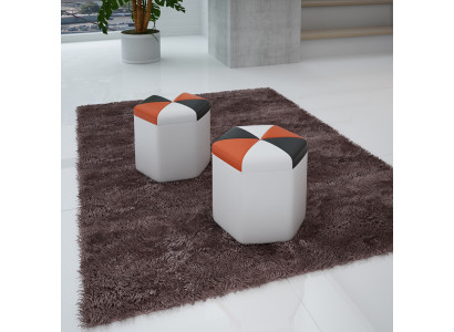 Design Polster Hocker Fußhocker Ottomane Sitz Chaise Gepolstert FT004 -> Design čalouněný polštář stolička nožička otomana sedadlo chaise polstřený FT004.