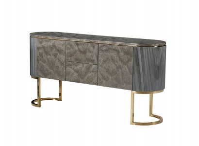 Koncový stolek Moderní design Nábytek Dřevo Luxus Tmavě šedá Kreativní obývací pokoj