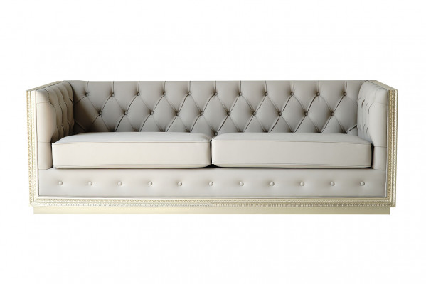 Chesterfield sedací soupravy italské pohovka pohovka 3místná 220 cm potah