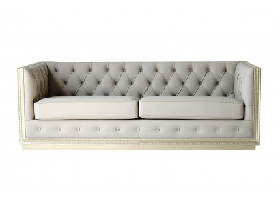 Chesterfield sedací soupravy italské pohovka pohovka 3místná 220 cm potah