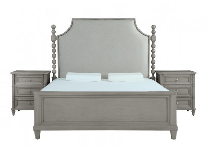 Klasický venkovský nábytek Královský nábytek do ložnice 3dílná postel