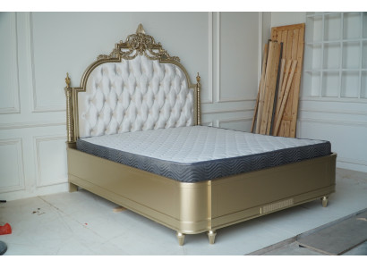 Chesterfield dřevěná manželská postel design lůžka polštář postel manželská ložnice 180x200
