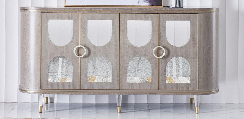 Komoda Komody Návrhářský board Skříně Dřevo sideboard Regál