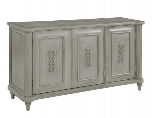 Komoda Sideboard Konzolový dřevěný skříň šatní skříň nábytek design šedý nový