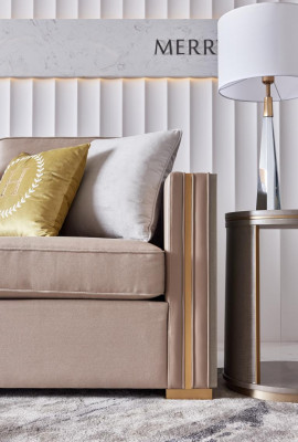 Designer vybavení obývacího pokoje, křeslo, pohovka, gauč