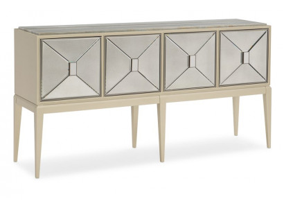 Obývací pokoj Dřevo NOVÝ Moderní Luxusní Design Komoda Nábytek Sideboard