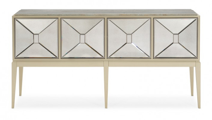 Obývací pokoj Dřevo NOVÝ Moderní Luxusní Design Komoda Nábytek Sideboard