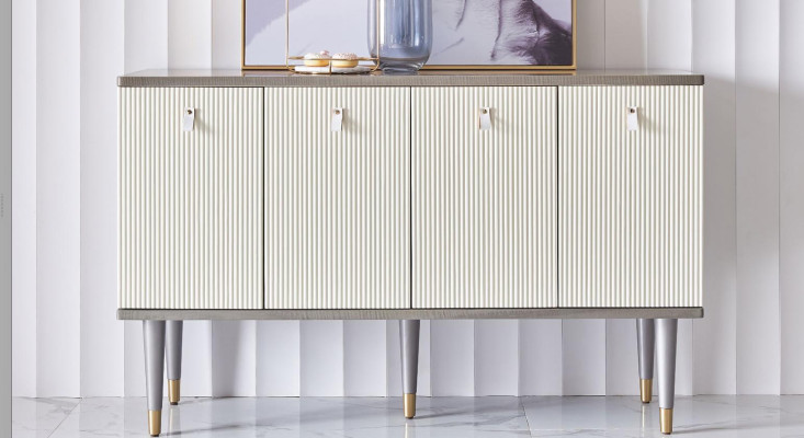Komody Designové konzole Komoda Servírovací stolek Nízká skříň Šatník