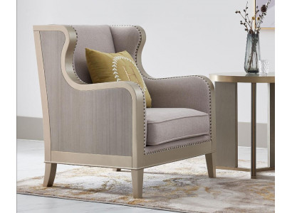 Textilní křeslo 1-sedadlová pohovka potahová křesla design luxusní klasická moderní podružka