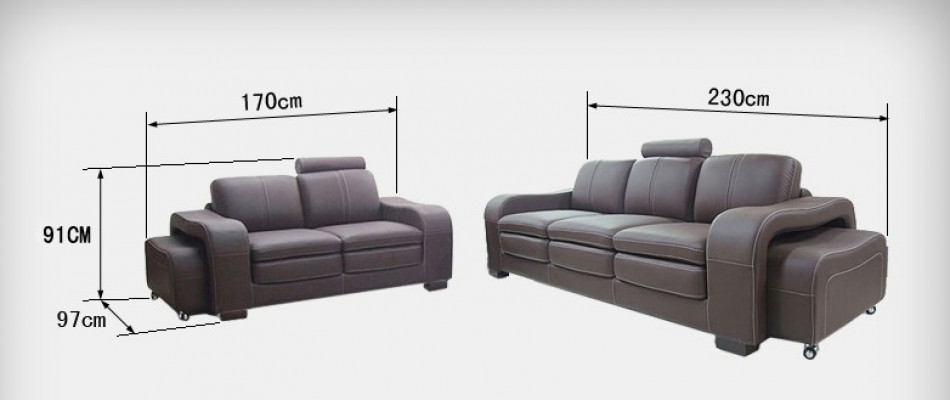 Kůň Sofa Couch Wohnlandschaft Garnitur Design Modern 3+2+1 Seat Sofa A1112