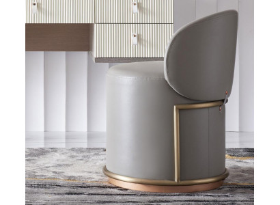 Hocker Design Polsterové Podnožky Pohovka židle Kůže Chaise Lounge Pufa