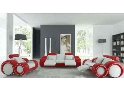 Patentovaný design sestavy oblíbených pohovorů pro obývací pokoj, gauč, pohovka BERLIN Set.