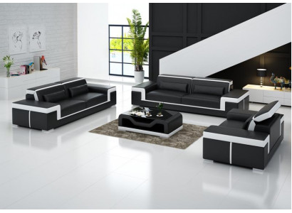 Sofa seta sedací souprava Pohovka Potah Couch 3+1+1 Kompletní set Garnitur 3 dílný.