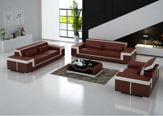 Sofa seta sedací souprava Pohovka Potah Couch 3+1+1 Kompletní set Garnitur 3 dílný.