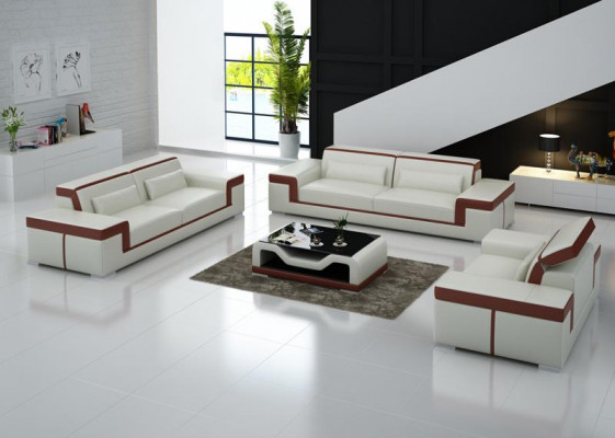 Sofa seta sedací souprava Pohovka Potah Couch 3+1+1 Kompletní set Garnitur 3 dílný.
