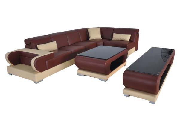 Elegantní a pohodlná Naše designové L-fofóvé usazeniny z kůže