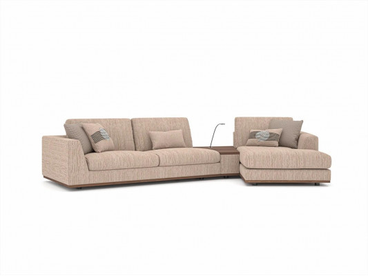 Designer Beige Sofas L-Form Pohovky Různých rozměrů Nový Luxusně Polstrováný Nábytek Rozkládací gauč Křeslo Obývací pokoj