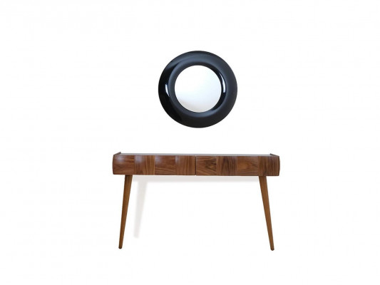 Konsole Kommode Modern Holz Konsolentisch mit Spiegel Luxus Wohnzimmer => Konzolová komoda Moderní Dřevo Konzolový stůl s zrcadlem Luxusní obývací pokoj