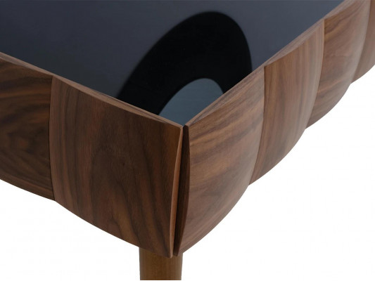 Konsole Kommode Modern Holz Konsolentisch mit Spiegel Luxus Wohnzimmer => Konzolová komoda Moderní Dřevo Konzolový stůl s zrcadlem Luxusní obývací pokoj