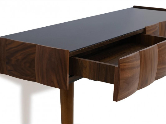 Konsole Kommode Modern Holz Konsolentisch mit Spiegel Luxus Wohnzimmer => Konzolová komoda Moderní Dřevo Konzolový stůl s zrcadlem Luxusní obývací pokoj