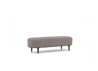 Designer šedá lavice nový nábytek moderní posezení ložnice
