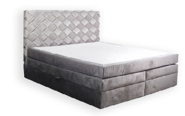 Boxspring postel kožená postel 180x200cm hotelová manželská postel luxusní postele moderní nová