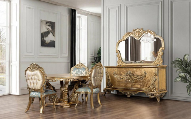 Sada komody zrcadlo garnitury komody dřevo skupina sideboard nábytek baroko