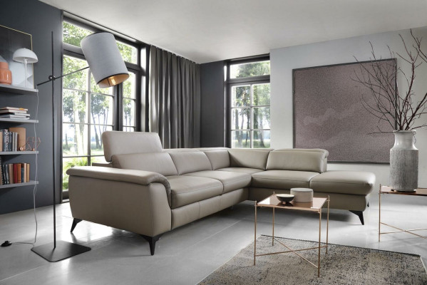 Obývací krajina Designová rohová sedací souprava Textilní Samet Nové Pohovky L tvar Rozkládací gauč.