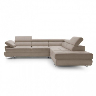 Multifunktions Garnitur Textil Sofa Ecksofa Sitz Wohnzimmer Ecke Couch