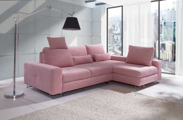 Ecksofa obývací krajina čalounění s funkcí postele pohovka rohová sedačka sestava.