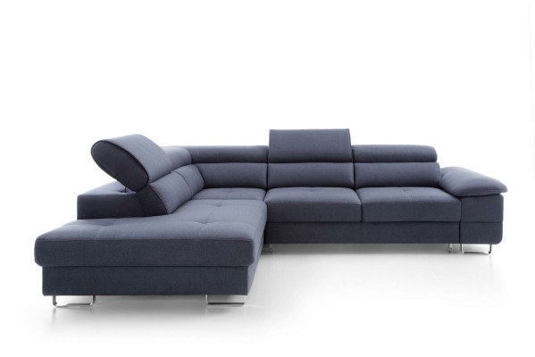 Textil Sofa Ecksofa Sofa Couch Polster Wohnlandschaft Textil Sofas Couchen LForm