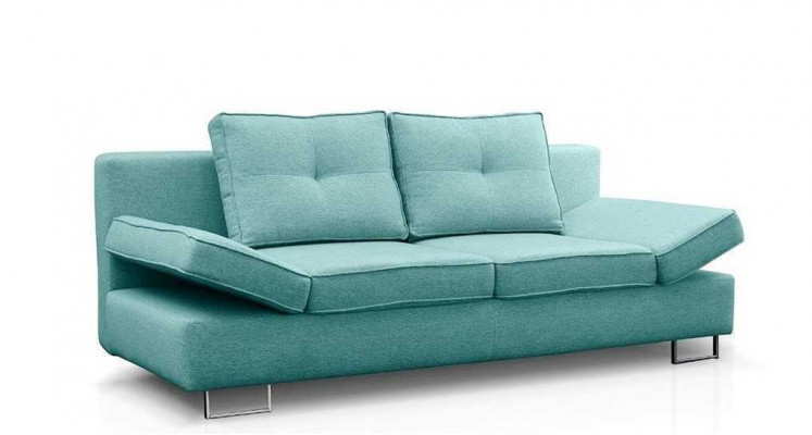 3 sedací sofa pohovka textilie čalounění látková souprava s funkcí postele rozkládací pohovka Nový
