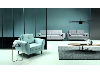 Design Sofa 2 místný nábytek potah textilní pohovky sedačky Wohnlandschaft nové
